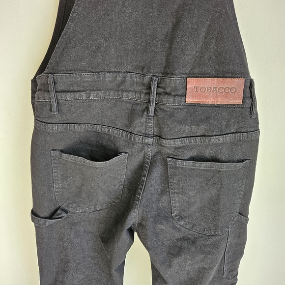 Tobacco Motorwear Company Black Boondocks Kelvar Lined Riding Overalls - Picture 12 of 16